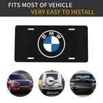 Glossy Black Bmw License Plate Emblem 6 X 12 Made In Usa. Fixed Price $25.99.