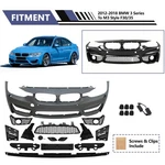 M3 Style F30/35 Front Bumper Fog Type With Pdc For 12-18 Bmw Series. Fixed Price $287.07.