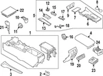 Genuine Nissan Automatic Transmission Shift Lever Boot 96936-9HF2C. Fixed Price $47.41.