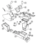 Genuine Mopar Floor Shifter Bezel 1JW82XR2AB. Fixed Price $8.23.