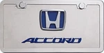 Honda Accord 3D Blue Logo & Script License Plate + Free Key Chain. Fixed Price $49.00.