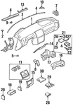 Genuine Subaru Center Panel 66221AC000ML. Fixed Price $27.78.