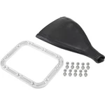 Speedway Motors Billet Aluminum Shifter Boot, Premium Black Vinyl, Brushed. Fixed Price $56.99.
