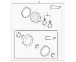 Genuine Gm 2009-2010 Pontiac Vibe Front Base Wheel Drive Shaft Boot Kit 19204684. Fixed Price $98.99.