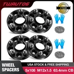 4PCS 1" Inch 5X108 Hubcentric Wheel Spacers 12X1.5 Ford Jaguar Lincoln Volvo. Fixed Price $55.00.