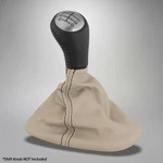2005-2013 C6 Corvette Manual Shift Boot Cashmere Leather With Ebony Stitching. Fixed Price $55.95.