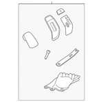 Genuine Land-rover Repair Kit LR144075. Fixed Price $105.84.