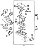 Genuine Mazda Shift Panel HG30-64-340B. Fixed Price $150.32.