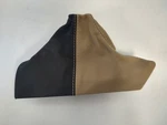 05-13 C6 Corvette Emergency Brake Boot Cashmere/black Leather Stitching. Fixed Price $24.99.