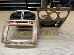 2001 2004 Hyundai Santa Fe Woodgrain Dash Radio Climate Bezel Trim. Fixed Price $44.99.