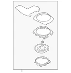 Genuine Mazda Automatic Transmission Shift Cover Plate N243-64-340D-02. Fixed Price $291.41.