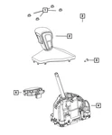 Genuine Mopar Gearshift Boot And Knob 68483906AC. Fixed Price $235.83.