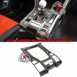 Fits 17-21 Honda Civic FK8 Type Shift Boot Panel Trim Cover (dry Carbon Gloss). Fixed Price $209.99.