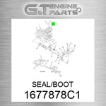 1677878C1 Seal/boot Fits International Truck (surplus Open Box). Fixed Price $170.63.