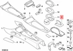 Genuine Bmw Z4 Coupe Roadster E85 E86 Armrest Center Console 51167125653. Fixed Price $489.58.