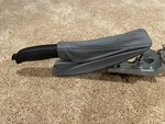 Bmw E46 Handbrake Black Lever With Gray Leather Cover 34408248363 34411164489. Fixed Price $30.00.
