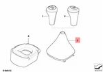 Genuine Bmw Z4 E85 E86 2.0I 2.2I 2.5I Gear Lever Cover Gray 25117526992. Fixed Price $178.35.