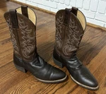 Brothers & Sons Xero Gravity Polinatur Leather Round Toe Western Boots Mens 8D. Fixed Price $59.99.