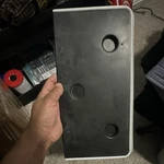 Front License Plate Bracket In White With Corvette Script - Gm (1916620). Fixed Price $80.00.