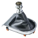 New Oem 2015-2017 Ford Mustang Manual Gear Leather Shift Boot Chrome Sync Trim. Fixed Price $73.13.
