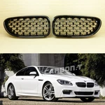 Diamond Look Shiny Black Front Grill For Bmw 6-SERIES F06 F12 F13 2012-17 Abs. Fixed Price $94.81.