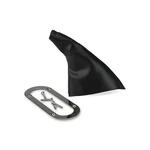 Lokar Parking Brake Handle Boot 70-EHBF; Black, Stainless Ring, Floor Mount. Fixed Price $49.25.