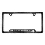 Gm Carbion Fiber License Plate Holder Frame Corvette Stingray Logo 19432767. Fixed Price $49.95.