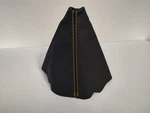 2005-2013 C6 Corvette Manual Shift Boot Black Leather W/ Yellow Stitching. Fixed Price $19.99.