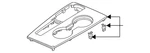 Genuine Honda Panel *NH1190L* 83431-T20-A01ZC. Fixed Price $45.09.
