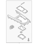 Genuine Mazda Automatic Transmission Shift Cover Plate DMSW-64-340. Fixed Price $546.14.