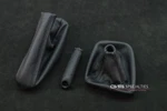 Bmw Leather Boots Set Ebrake Handle Individual Black Nappa Gaiters. Fixed Price $372.13.