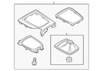 Genuine Mazda Automatic Transmission Shift Cover Plate BABJ-64-340. Fixed Price $250.61.