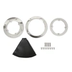 Hurst 116000HST Shifter Boot And Bezel - Round Polished Finish. Fixed Price $83.95.