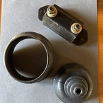New Upper & Lower Gearbox Gaiter Shift Lever Boot Seal Triumph TR4A TR6 TR250. Fixed Price $52.50.