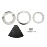 Hurst 116000HST Shifter Boot And Bezel - Round Polished Finish. Fixed Price $83.95.