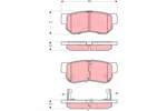 Trw GDB3298 Brake Pad Set, Disc For Honda Hyundai (huatai) Yes. Fixed Price $57.33.