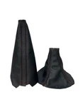 1992-2002 For Mazda RX7 Fd RX-7 Shift And Ebrake Boot Black Genuine Leather. Fixed Price $52.00.
