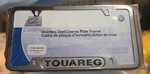 Volkswagen License Plate Frame Touareg Polished ZVW-355-016 Oem Metal Chrome. Fixed Price $38.90.