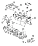 Genuine Mopar Gear Shift Indicator Bezel 5082049AA. Fixed Price $25.38.
