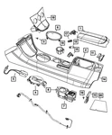 Genuine Mopar Console Shifter Bezel XS20ESGAE. Fixed Price $124.27.