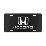 Honda Accord, License Plate Auto Car Tag Metal Aluminum (black Background). Fixed Price $17.95.
